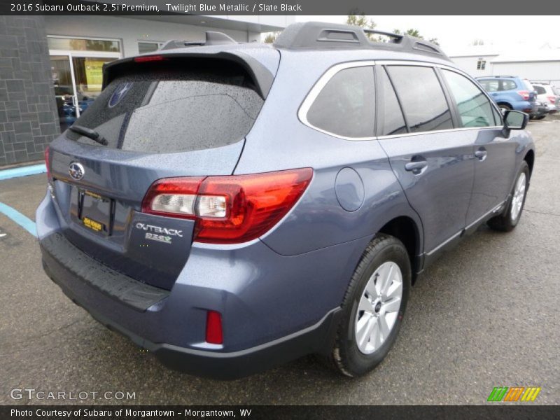 Twilight Blue Metallic / Slate Black 2016 Subaru Outback 2.5i Premium