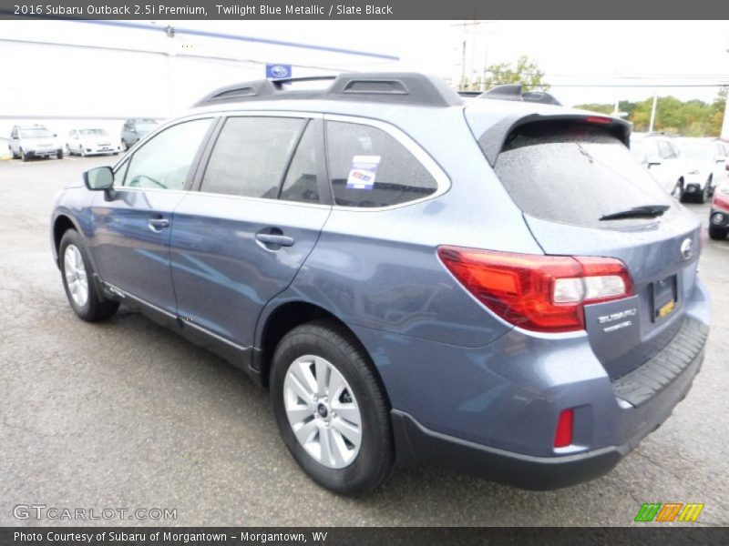 Twilight Blue Metallic / Slate Black 2016 Subaru Outback 2.5i Premium