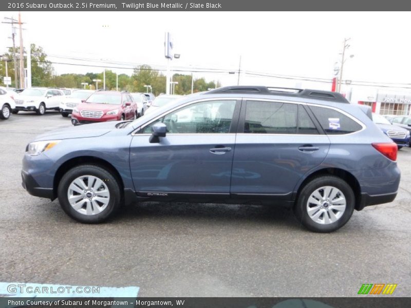 Twilight Blue Metallic / Slate Black 2016 Subaru Outback 2.5i Premium