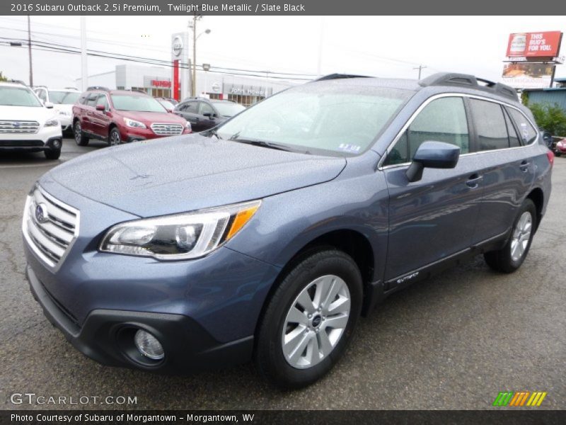 Twilight Blue Metallic / Slate Black 2016 Subaru Outback 2.5i Premium