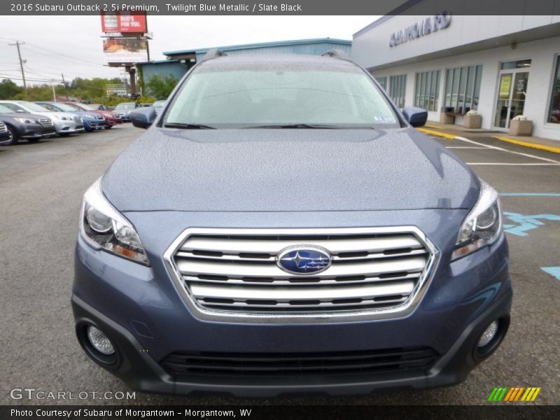 Twilight Blue Metallic / Slate Black 2016 Subaru Outback 2.5i Premium