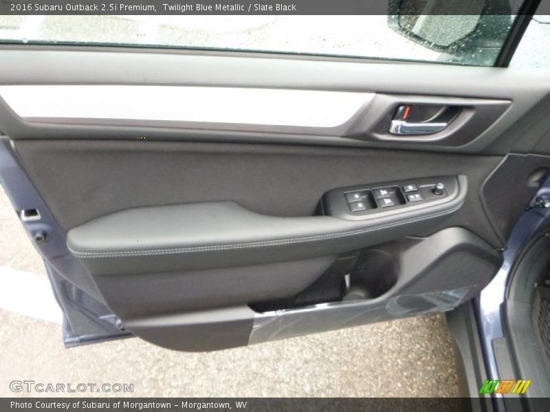 Twilight Blue Metallic / Slate Black 2016 Subaru Outback 2.5i Premium