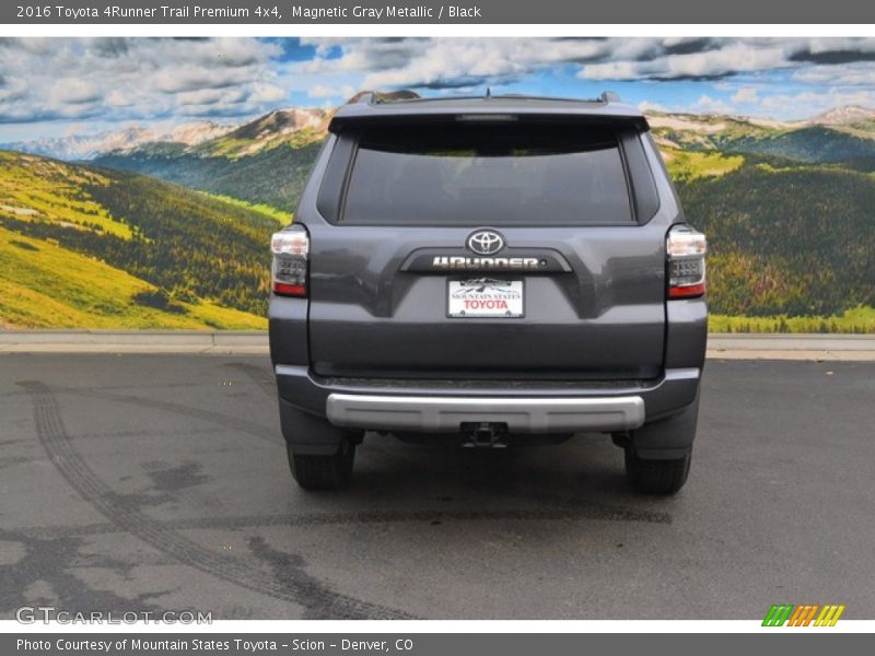 Magnetic Gray Metallic / Black 2016 Toyota 4Runner Trail Premium 4x4