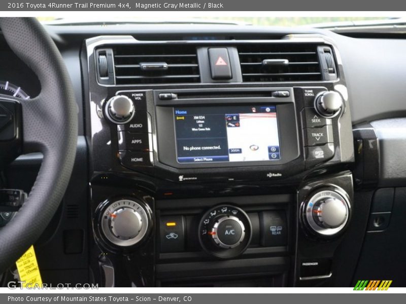 Magnetic Gray Metallic / Black 2016 Toyota 4Runner Trail Premium 4x4