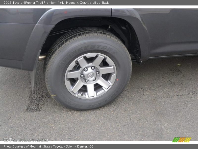 Magnetic Gray Metallic / Black 2016 Toyota 4Runner Trail Premium 4x4