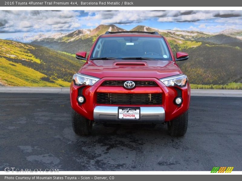 Barcelona Red Metallic / Black 2016 Toyota 4Runner Trail Premium 4x4