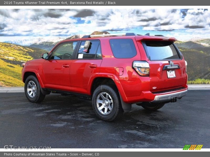  2016 4Runner Trail Premium 4x4 Barcelona Red Metallic