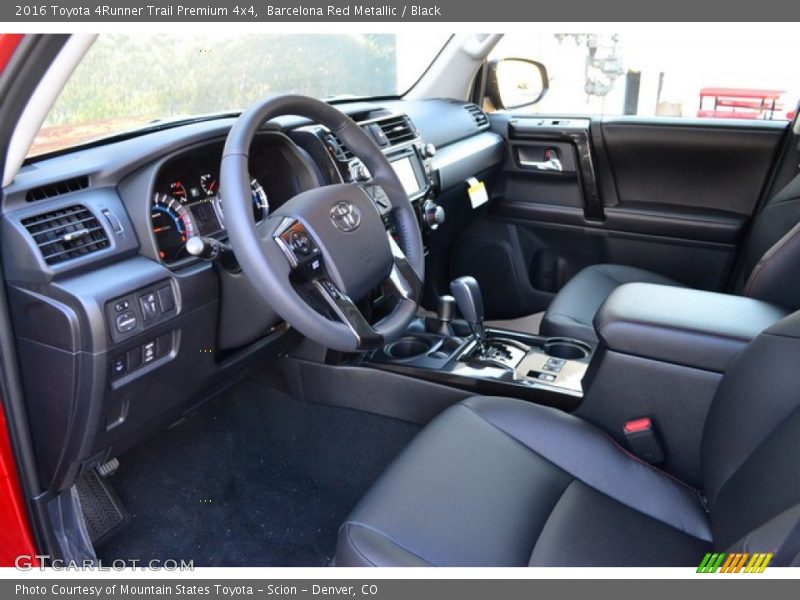 Barcelona Red Metallic / Black 2016 Toyota 4Runner Trail Premium 4x4
