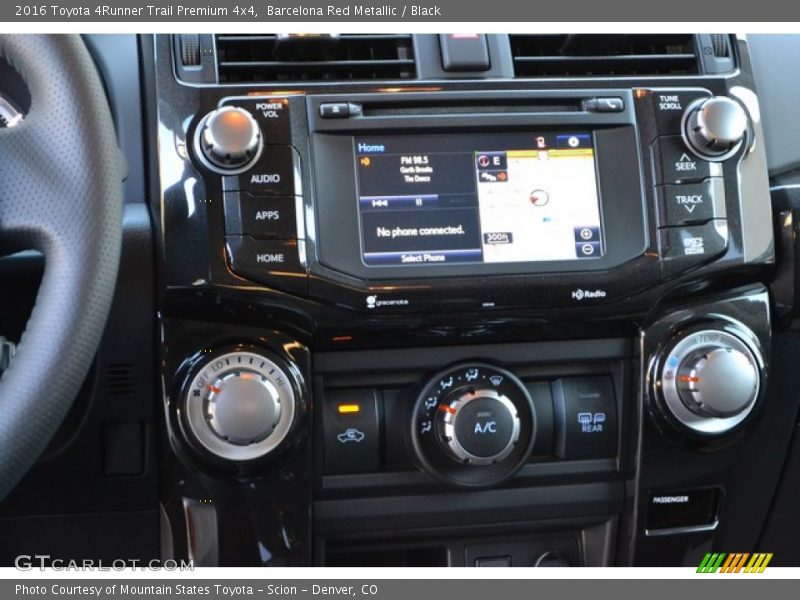 Barcelona Red Metallic / Black 2016 Toyota 4Runner Trail Premium 4x4