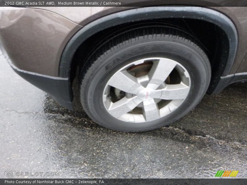Medium Brown Metallic / Cashmere 2012 GMC Acadia SLT AWD