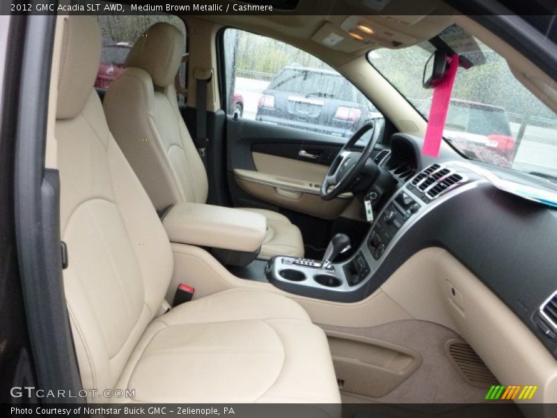 Medium Brown Metallic / Cashmere 2012 GMC Acadia SLT AWD