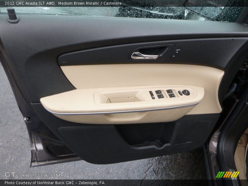 Medium Brown Metallic / Cashmere 2012 GMC Acadia SLT AWD
