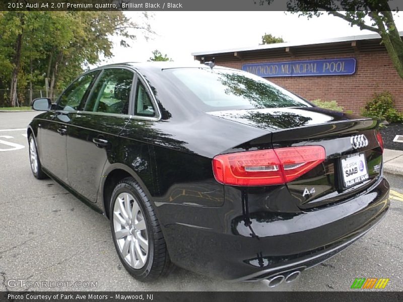 Brilliant Black / Black 2015 Audi A4 2.0T Premium quattro