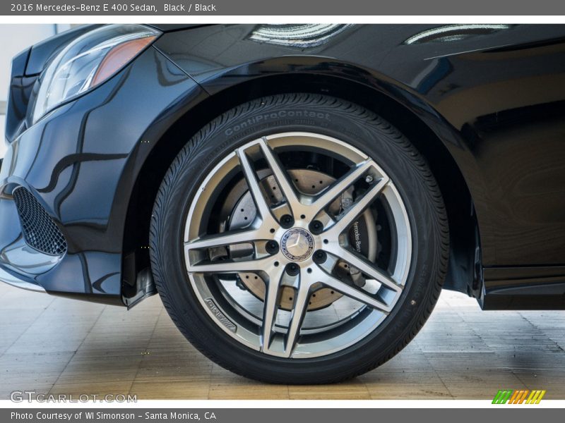 Black / Black 2016 Mercedes-Benz E 400 Sedan