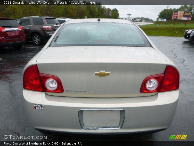 Gold Mist Metallic / Cocoa/Cashmere 2011 Chevrolet Malibu LT