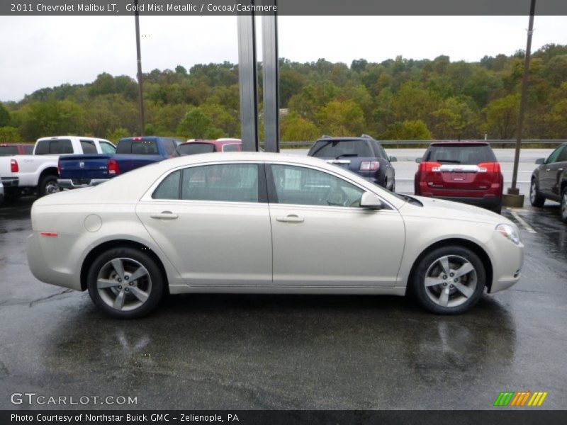 Gold Mist Metallic / Cocoa/Cashmere 2011 Chevrolet Malibu LT