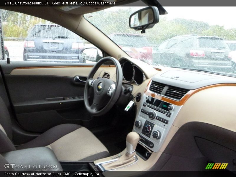 Gold Mist Metallic / Cocoa/Cashmere 2011 Chevrolet Malibu LT