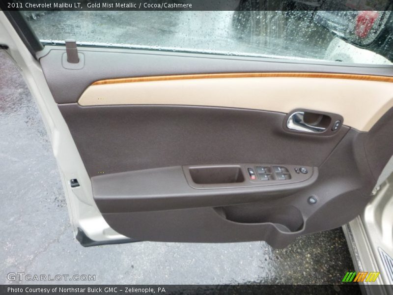 Gold Mist Metallic / Cocoa/Cashmere 2011 Chevrolet Malibu LT