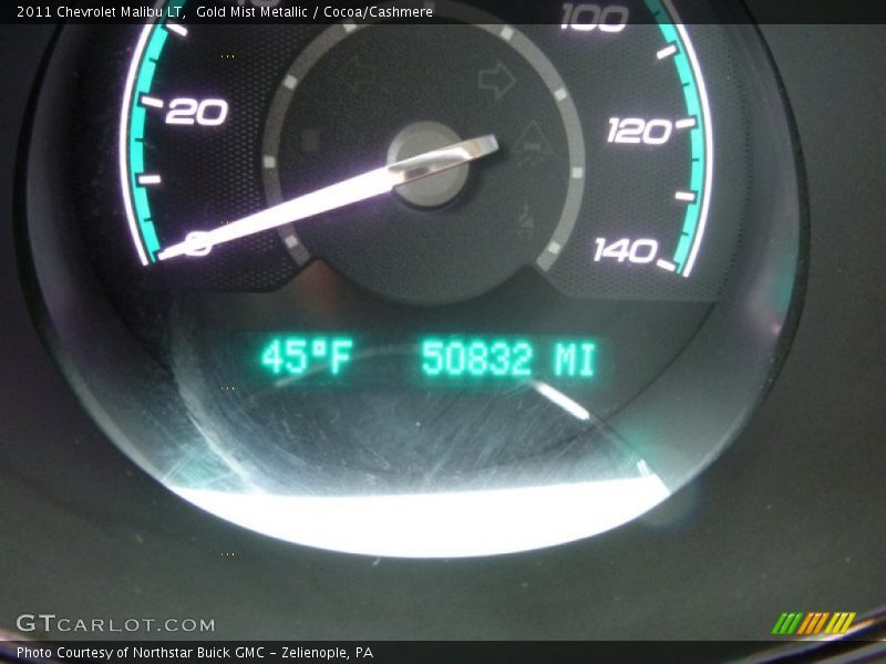 Gold Mist Metallic / Cocoa/Cashmere 2011 Chevrolet Malibu LT