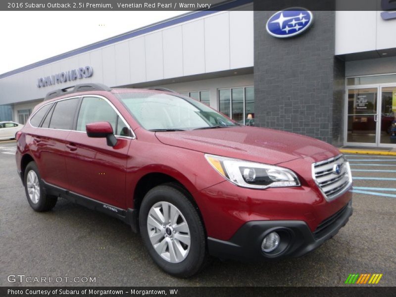 Venetian Red Pearl / Warm Ivory 2016 Subaru Outback 2.5i Premium