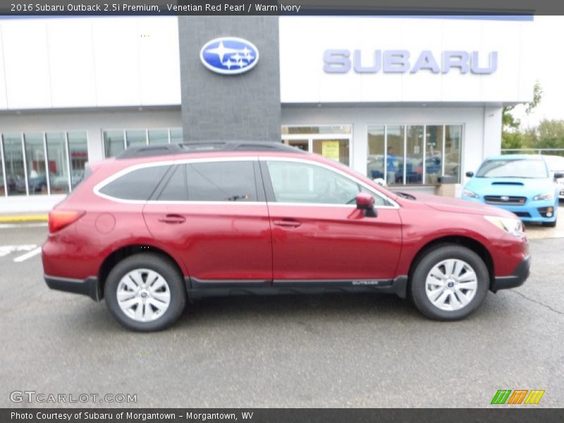 Venetian Red Pearl / Warm Ivory 2016 Subaru Outback 2.5i Premium