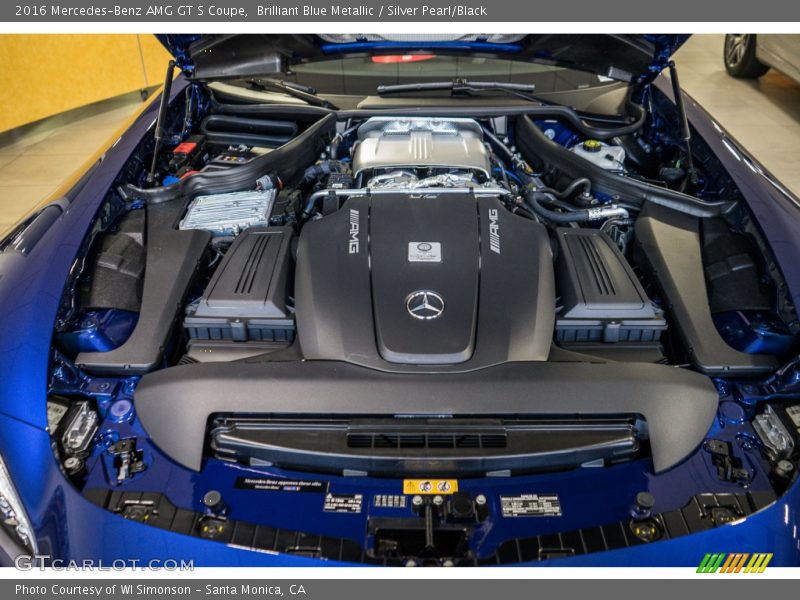  2016 AMG GT S Coupe Engine - 4.0 Liter AMG Twin-Turbocharged DOHC 32-Valve VVT V8
