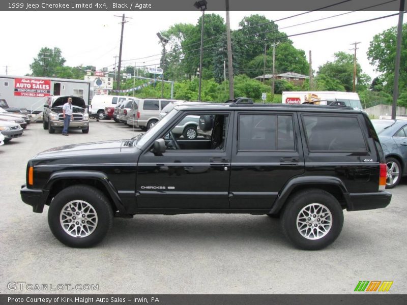 Black / Agate 1999 Jeep Cherokee Limited 4x4