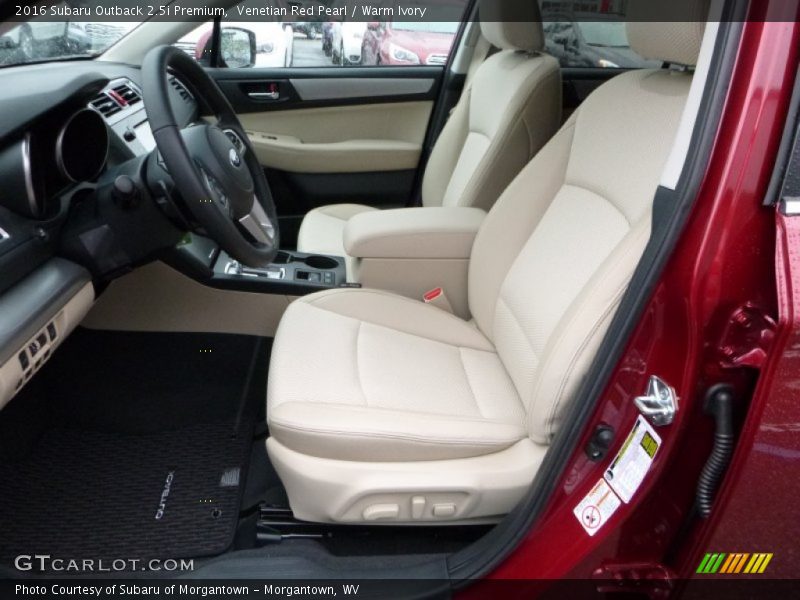 Venetian Red Pearl / Warm Ivory 2016 Subaru Outback 2.5i Premium
