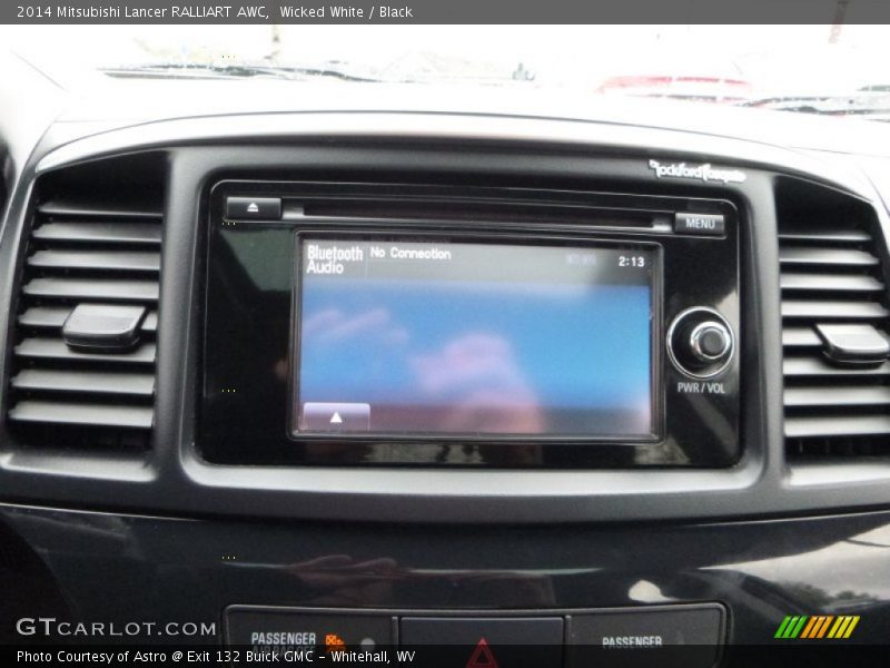Wicked White / Black 2014 Mitsubishi Lancer RALLIART AWC