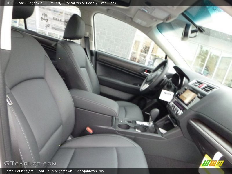 Crystal White Pearl / Slate Black 2016 Subaru Legacy 2.5i Limited