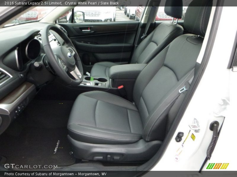 Crystal White Pearl / Slate Black 2016 Subaru Legacy 2.5i Limited
