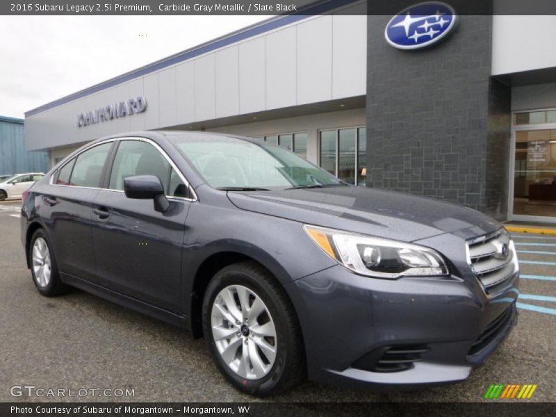 Carbide Gray Metallic / Slate Black 2016 Subaru Legacy 2.5i Premium
