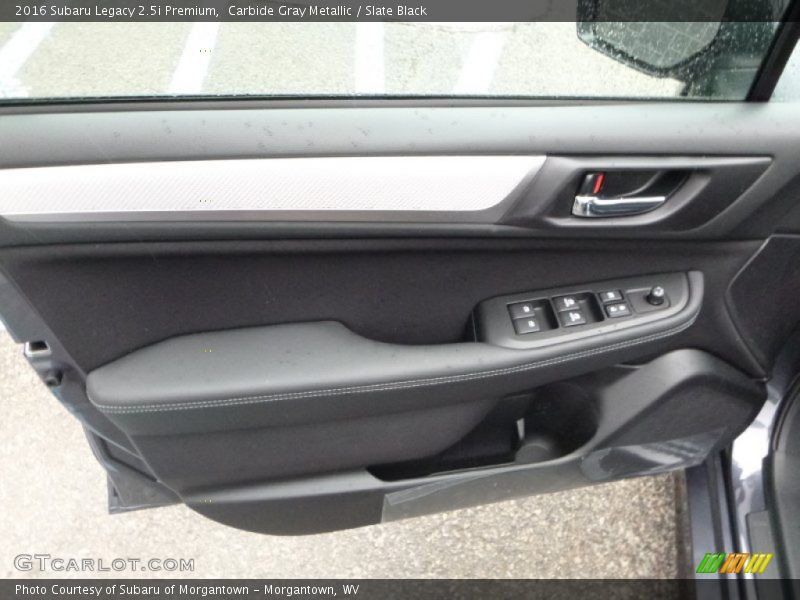 Carbide Gray Metallic / Slate Black 2016 Subaru Legacy 2.5i Premium