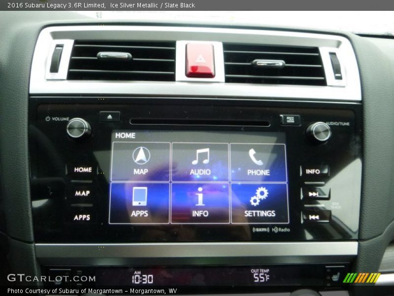 Ice Silver Metallic / Slate Black 2016 Subaru Legacy 3.6R Limited