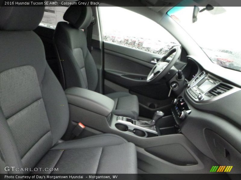 Coliseum Grey / Black 2016 Hyundai Tucson SE AWD