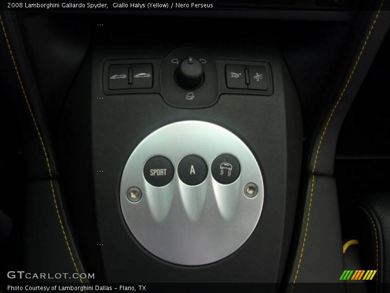 Giallo Halys (Yellow) / Nero Perseus 2008 Lamborghini Gallardo Spyder