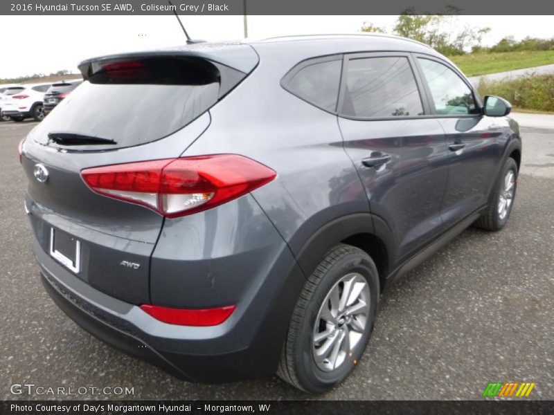 Coliseum Grey / Black 2016 Hyundai Tucson SE AWD