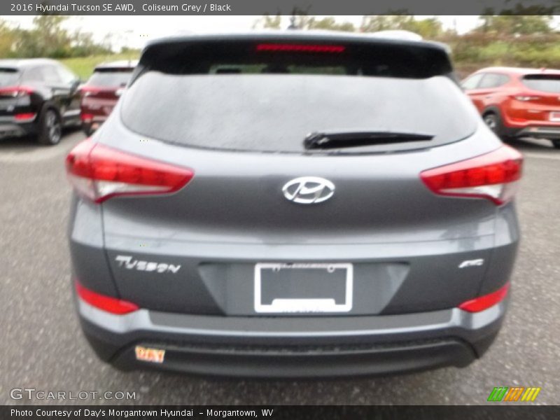 Coliseum Grey / Black 2016 Hyundai Tucson SE AWD