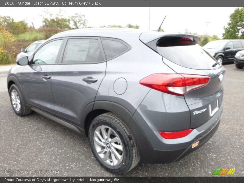 Coliseum Grey / Black 2016 Hyundai Tucson SE AWD