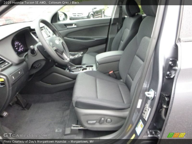 Coliseum Grey / Black 2016 Hyundai Tucson SE AWD