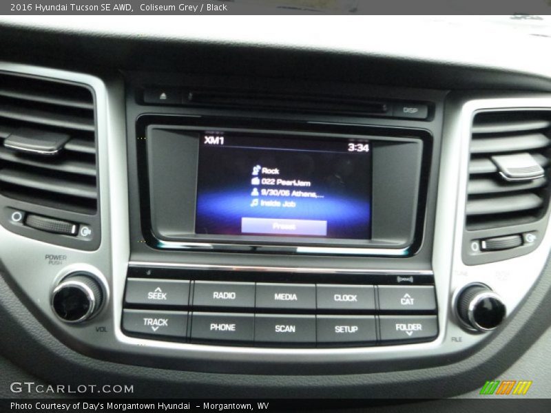 Coliseum Grey / Black 2016 Hyundai Tucson SE AWD