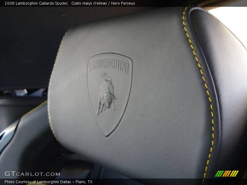 Giallo Halys (Yellow) / Nero Perseus 2008 Lamborghini Gallardo Spyder