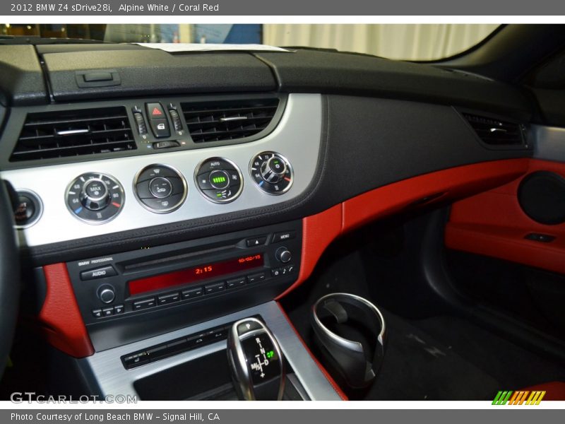 Alpine White / Coral Red 2012 BMW Z4 sDrive28i