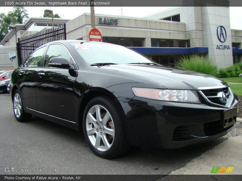 Nighthawk Black Pearl / Parchment 2005 Acura TSX Sedan