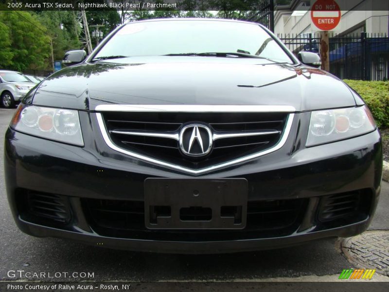 Nighthawk Black Pearl / Parchment 2005 Acura TSX Sedan