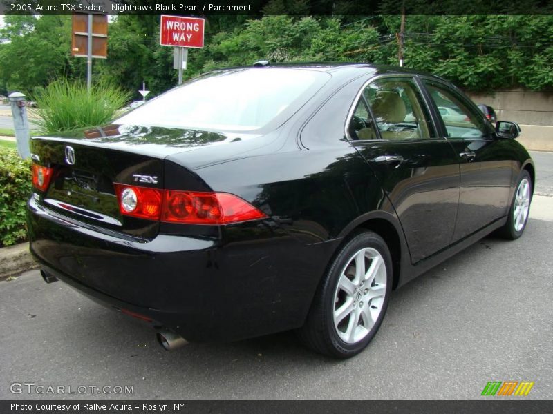 Nighthawk Black Pearl / Parchment 2005 Acura TSX Sedan