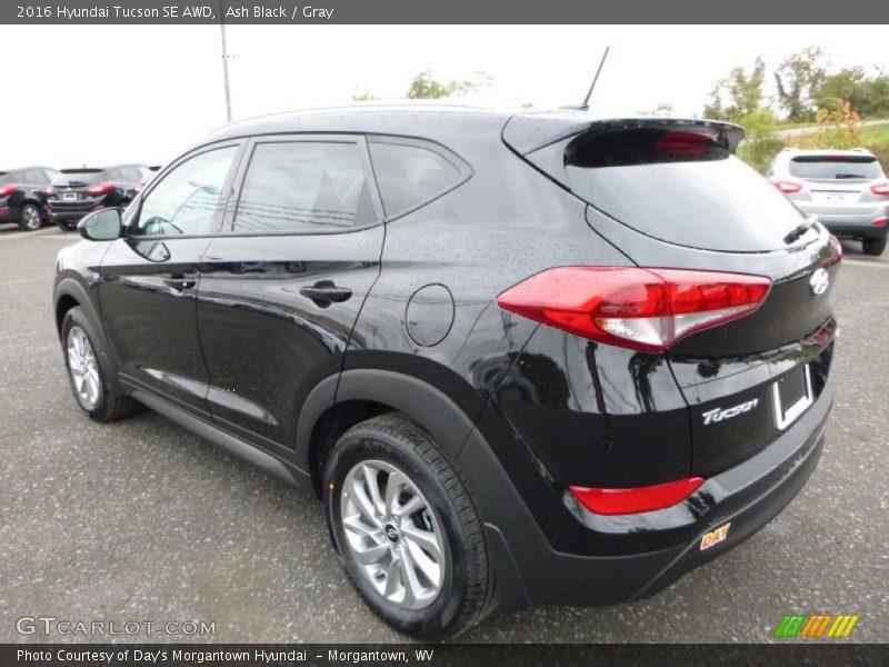 Ash Black / Gray 2016 Hyundai Tucson SE AWD