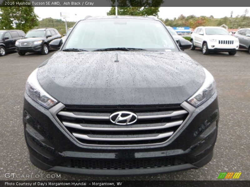 Ash Black / Gray 2016 Hyundai Tucson SE AWD