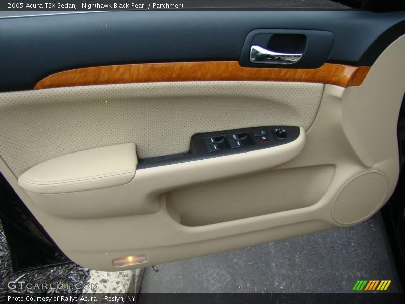 Nighthawk Black Pearl / Parchment 2005 Acura TSX Sedan