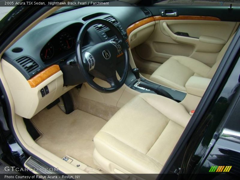 Nighthawk Black Pearl / Parchment 2005 Acura TSX Sedan